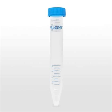 Falcon 15 mL Polystyrene Centrifuge Tube, Conical Bottom, with Dome ...