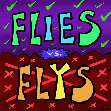 Flies or Flys: Which is the Correct Spelling? - Drawings Of...
