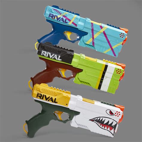 NERF Rival Kronos XVIII-500 Blaster, Breech-Load, 5 Rival Rounds ...
