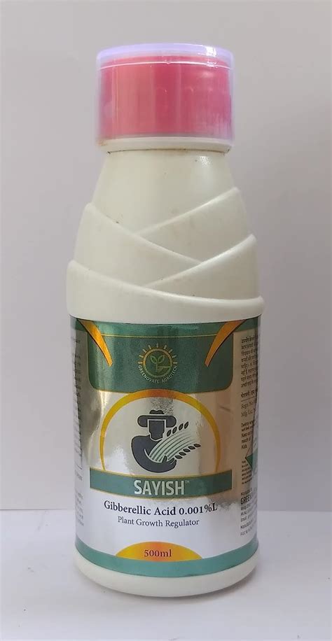 SAYISH (Gibberellic Acid 0.001% L) Plant Growth Regulator (1 LTR ...