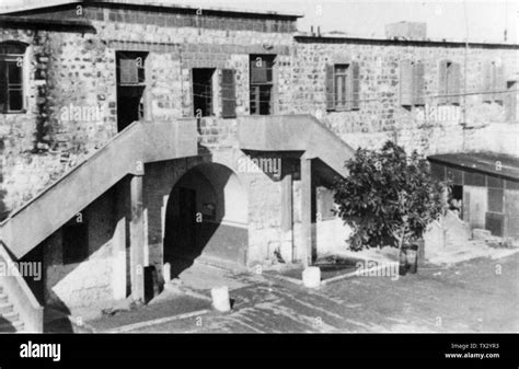 Ottoman Saray building used by Yiftach Brigade as company barracks, 1948