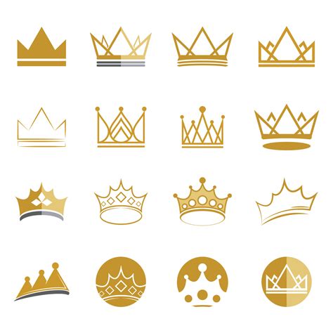 Royal King Queen Crown Elegant Luxury logo design 4257386 Vector Art at Vecteezy