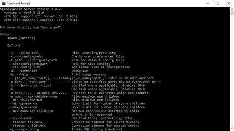 SpamAssassin Port for Windows