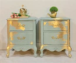Image result for Gold Painted Furniture