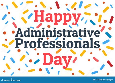 Administrative Professionals Day, Secretaries Day Or Admin Day. Holiday ...