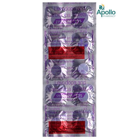 SYNDOPA 275MG TABLET Price, Uses, Side Effects, Composition - Apollo ...