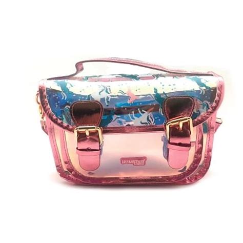 Hamster London Unicorn Sling Bag, Polyurethane, 5Y+, Black