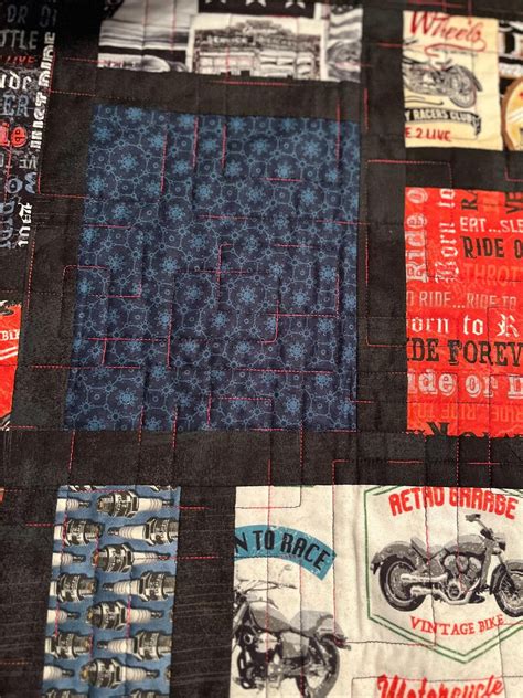 Motorcycle Quilt Pattern 的图像结果