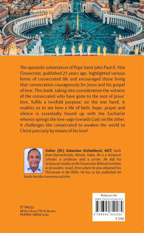 The Charisms of Religious and of Societies of Apostolic Life: On the O ...