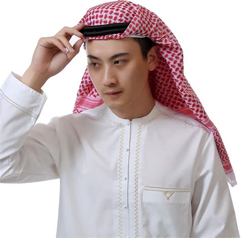 PURFUN Men's Large Arab Shemagh Headscarf Muslim India | Ubuy