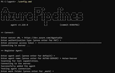 构建 Azure Pipelines 自托管代理 - 天雨的博客 - Masterain