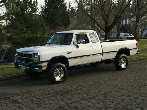 1993 Dodge Ram 2500 4x4 Extra Cab Cummins Diesel First Gen 116k Miles ...