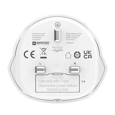 SKROSS World Adapter to UK