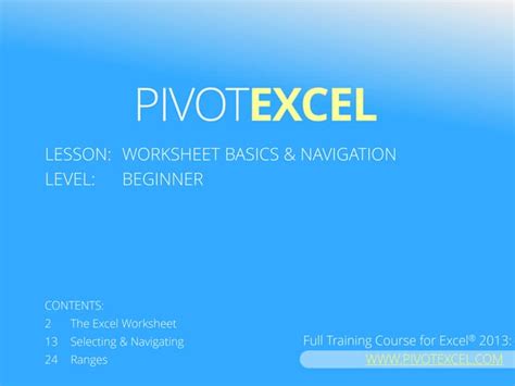 Image result for Excel Navigation Tutorial