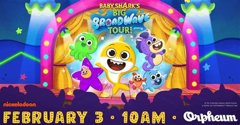 Baby Sharks Big Broadwave Tour, Orpheum Theatre, Sioux City, February 3 ...