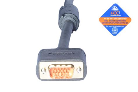 HOC HV03-1.5L VGA to VGA Cable 4.9 feet or 1.5 Meter Long - Buy HOC ...