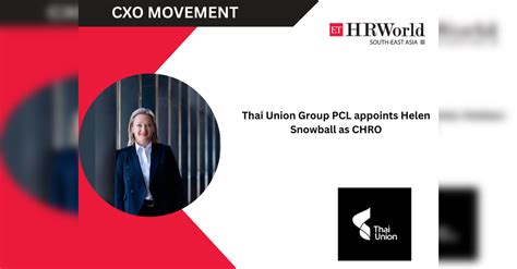 Thai Union Group Appoints Helen Snowball as Chief Human Resources ...