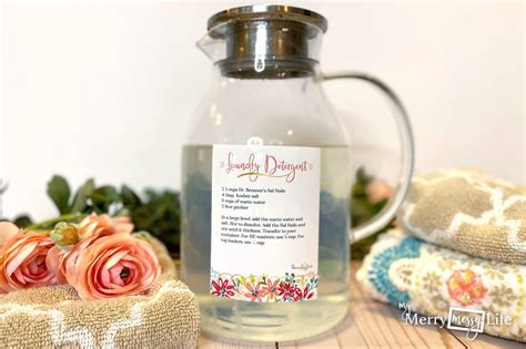 It's Easy to Make Your Own Natural Laundry Detergent – My Merry Messy Life