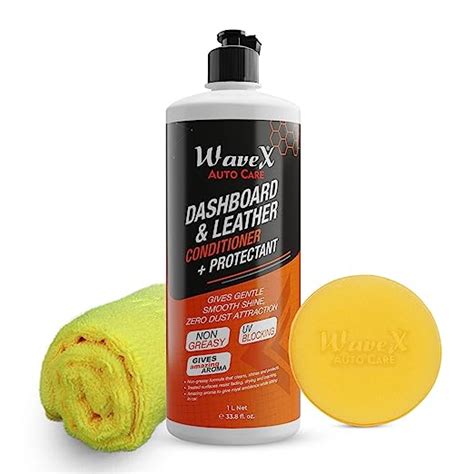 Wavex Dashboard Polish and Leather Conditioner + Protectant (1L) Car ...