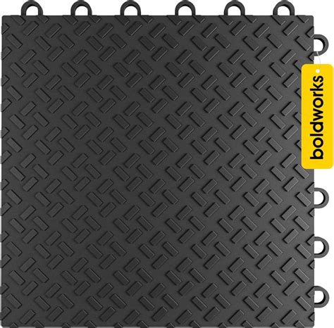 Amazon.com: Garage Floor Tiles Interlocking Garage Flooring Tiles Pack ...
