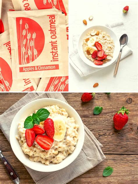Overnight oats with instant oatmeal packets