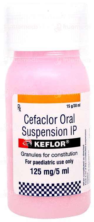 Keflor 125 Mg Suspension 30 Ml - Uses, Side Effects, Dosage, Price ...