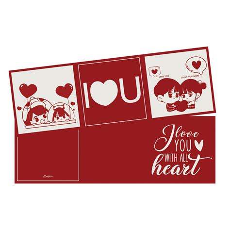 eCraftIndia "I Love You" Valentine Card