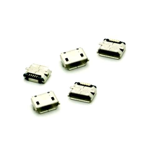 Micro USB 2.0 B type 5 Pin Connector-5Pcs. – GonaKart India