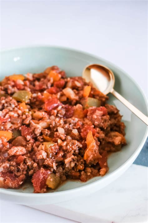 Stuffed Pepper Skillet - LK Cooking