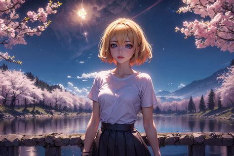 Anime Girl In Nature 5k Wallpaper,HD Anime Wallpapers,4k Wallpapers ...
