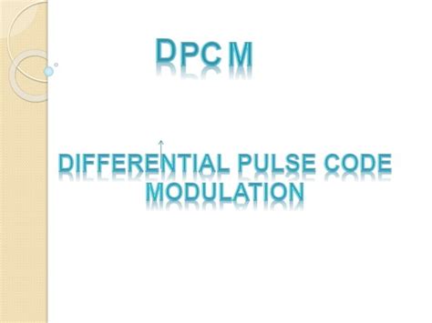 Differential pulse-code modulation DPCM Vs PCM 的图像结果