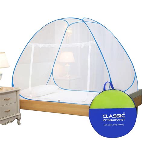 Classic Mosquito Net for Single Bed | Foldable Machardani | Polyester ...