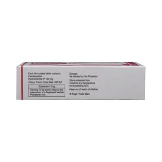 Fexova 120 Tablet: Uses, Side Effects, Price & Substitutes