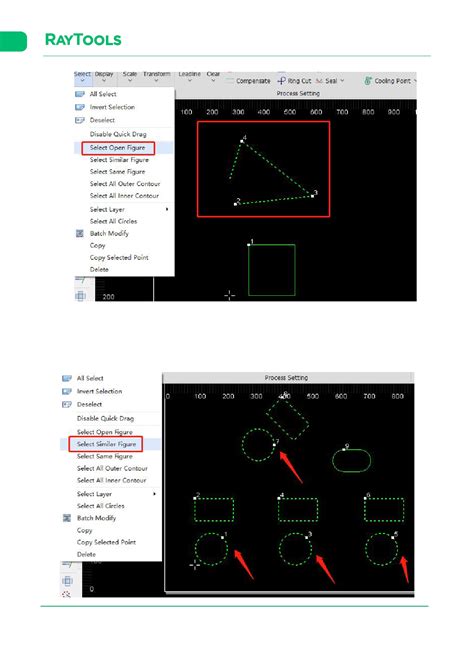5 Select Open Figure select all the open graphics (Page 20 / 94) RAYCUT ...
