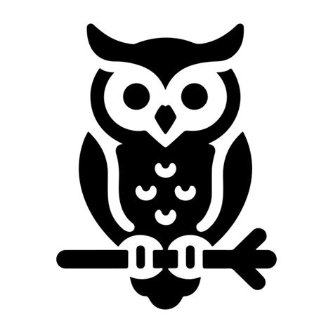 Highquality owl icons vector illustration with white background for ...