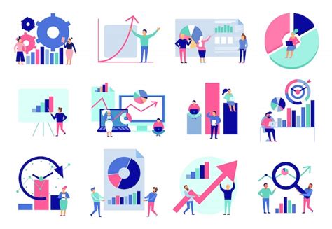 Data analytics diagrams graphic results presentation analysis tools ...