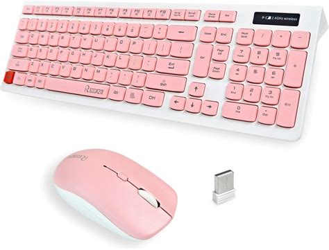 RECCAZR Wireless Keyboard and Mouse Combo, Quiet India | Ubuy