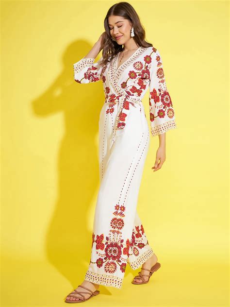 StyleStone Women's Rayon Printed Floral Jumpsuit – Stylestone