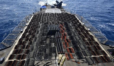 US Navy intercepts arms shipment headed for Yemen- The Week