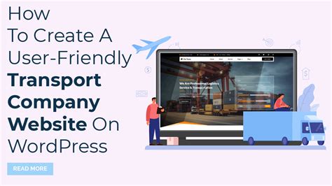 How To Create A Transport Company Website On WordPress