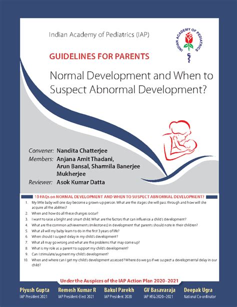 Ch 023 IAP Parental Guideline Normal Development - Normal Development ...