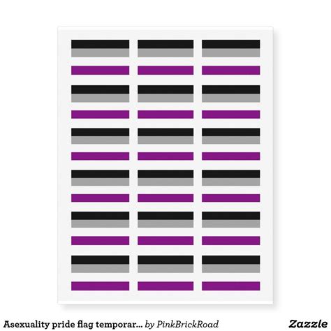 Asexuality pride flag temporary tattoos | Safe space stickers, Framed fabric, Temporary tattoos