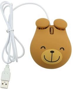 ENTWINO C5 Bear Shape Cute Gaming Mouse For Laptop/Desktop Computer ...