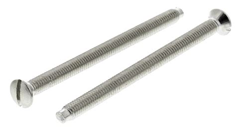 RS PRO | RS PRO Slot M3.5 Raised (Countersunk) Steel Machine Screws DIN ...