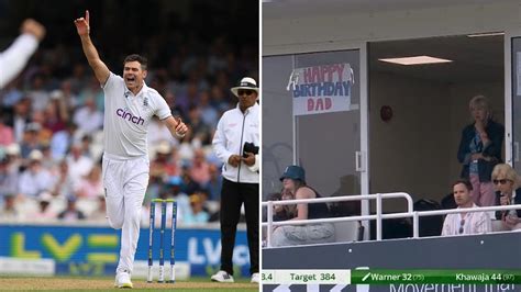 'Happy Birthday Dad': James Anderson's Kids' Sweet Gesture During Ashes ...