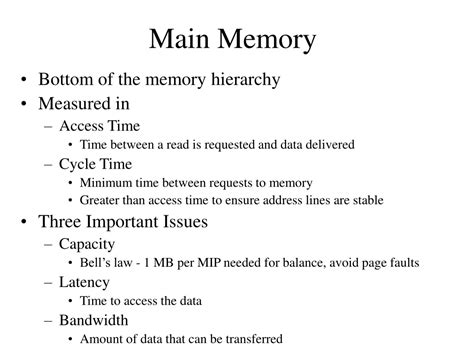 Image result for Main Memory Tutorial