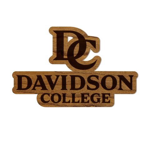 Davidson College Logo Magnet - Crafted From Cherry or Maple Wood - Etsy