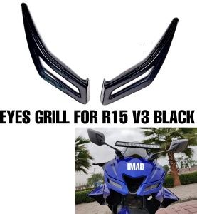 imad EYES MASK FOR YAMAHA R15V3 BLACK Bike Fairing Kit Price in India ...
