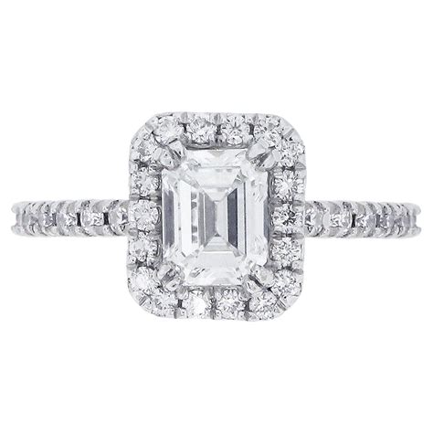 Sylvie GIA Certified 1.14 Carat Diamond Engagement Ring For Sale at ...