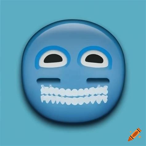 Cold face emoji, moai emoji, and skull emoji combined on Craiyon